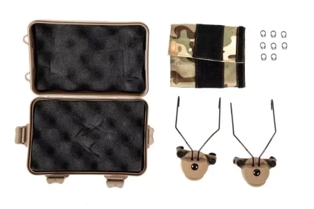 Adapter zestawu typu MSA na hełm - dark earth