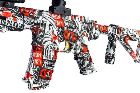 Karabin elektryczny na żelowe kulki AR15 - czarny