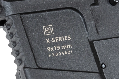 Pistolet maszynowy ASG Specna Arms SA-FX02 FLEX™ HAL ETU Half-Tan z pomarańczowym urządzeniem wylotowym