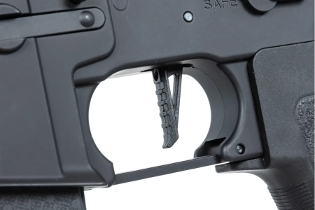 Karabinek ASG Specna Arms RRA SA-E25 HAL ETU™ Chaos Bronze z pomarańczowym urządzeniem wylotowym