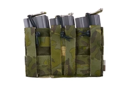 Potrójna ładownica Open Top na magazynki M4/M16 - Multicam Tropic