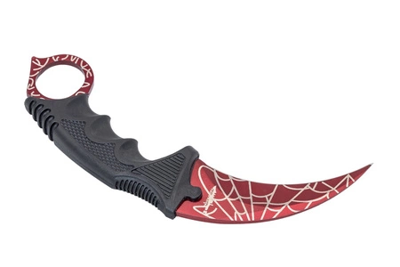 Nóż typu karambit Crimson Web red