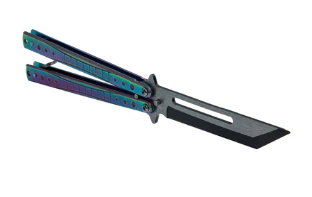 Nóż motylkowy treningowy TANTO