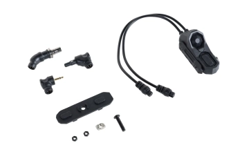 Podwójny włącznik żelowy Wosport FL-ACC-33 Czarny