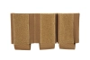 Potrójna ładownica na magazynki 5.56 mm Wosport Coyote Brown