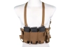 Minimalistyczna kamizelka typu Chest Rig Wosport VE-108 Coyote Brown
