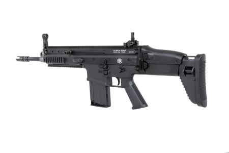 Karabinek szturmowy ASG Cybergun x FN HERSTAL SCAR-H z walizką transportową Czarny