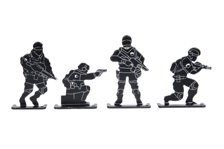 Cztery treningowe cele strzeleckie Wosport