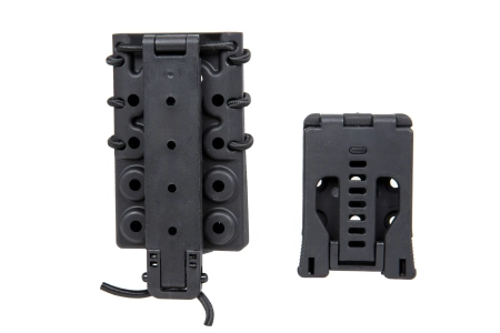 Kieszeń na stazę taktyczną Wosport Urban Assault Quick Pull Czarny