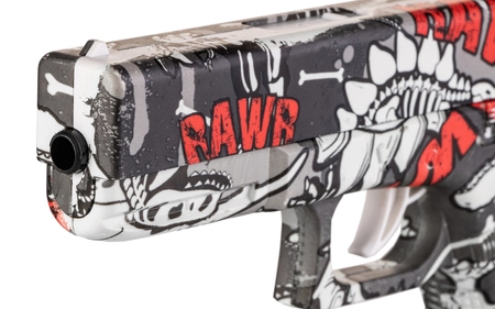 Pistolet sprężynowy na żelowe kulki G17 - rawr