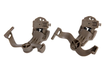 Adapter słuchawek typu Comtac Woport na szyny typu ARC (Typ AMP) Gen 5 Tan
