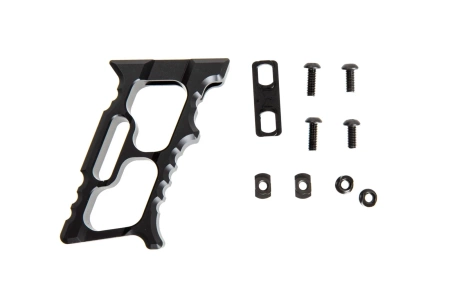 Aluminiowy kątowy chwyt przedni M-LOK/KEYMOD - czarny