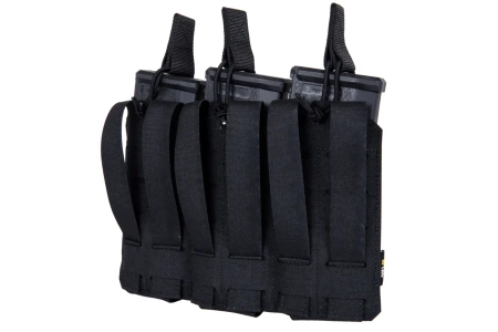 M-Tac Ładownica elastyczna na 3 magazynki Elite Laser Cut Czarna