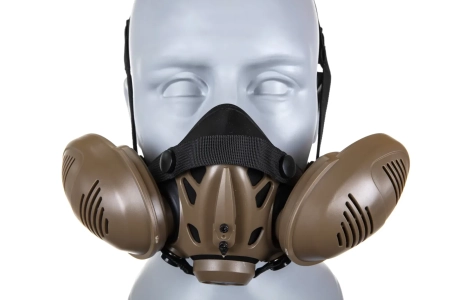 Maska Tactical Respirator Modeling Mask Tan