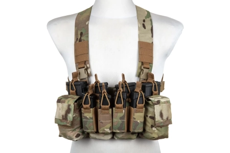 Kamizelka Chest Rig Pew Tactical typu D3CR-X CR02 MC