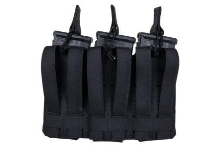 M-Tac Ładownica elastyczna na 3 magazynki Elite Laser Cut Czarna