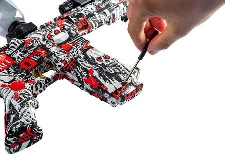 Karabin elektryczny na żelowe kulki AR15 - czarny