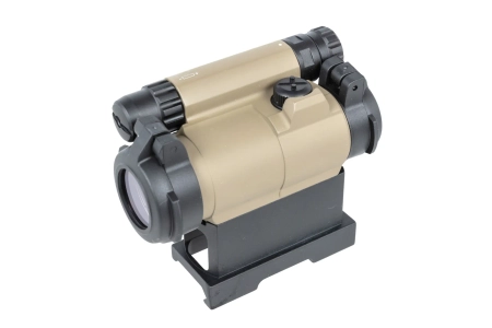 Kolimator JJ Airsoft M5 z montażem QD Tan