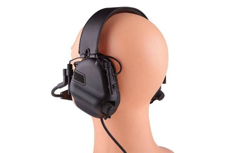 Aktywne ochronniki słuchu M32 - czarne