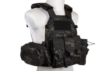 Kamizelka Plate Carrier Emerson Gear 6094A Style z zestawem ładownic MC Black