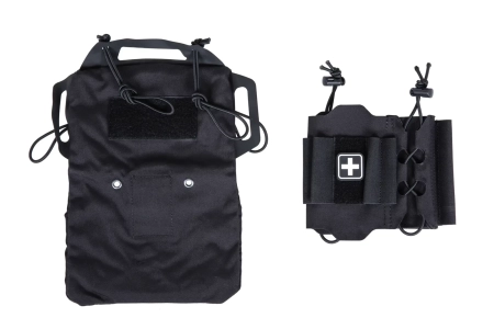 Taktyczna apteczka zrywana z rzepem Wosport Czarna