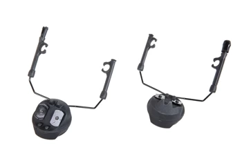 Adapter słuchawek TacSky typu Comtac na szyny typu MTEK Czarny