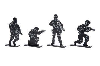 Cztery treningowe cele strzeleckie Wosport