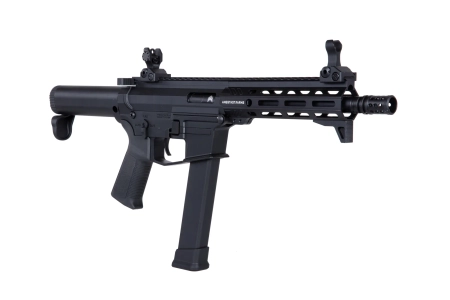 Replika pistoletu maszynowego Golden Eagle/EMG Angstadt Arms UDP-9 7'' Czarna