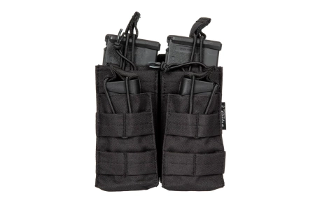 Podwójna ładownica na 4 magazynki typu M4/M16 - czarna