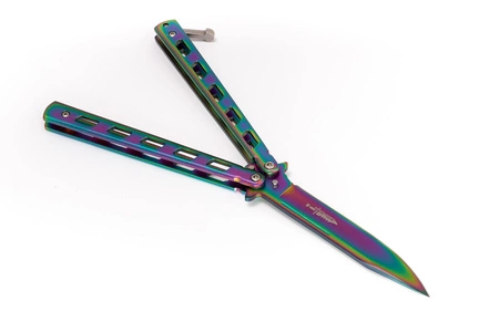 Nóż motylkowy Butterfly Rainbow Fade II