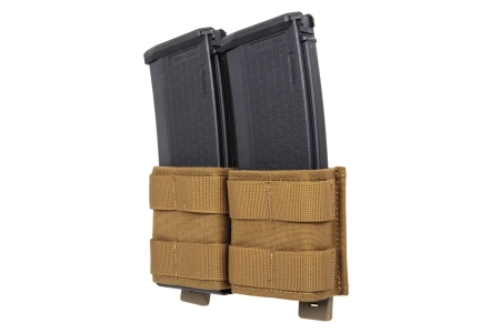 Podwójna ładownica otwarta na magazynki 5.56 mm Wosport Coyote Brown