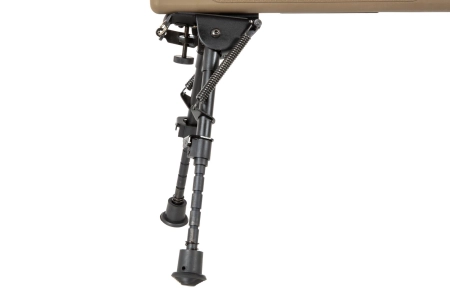 Replika karabinu wyborowego SA-S03 CORE™ z lunetą i dwójnogiem - tan