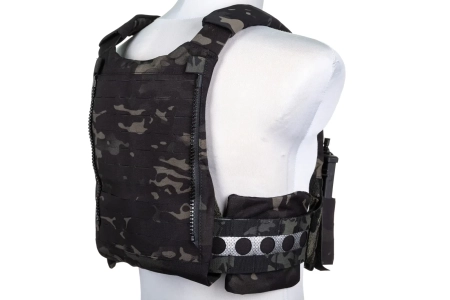Kamizelka taktyczna typu Plate Carrier Wosport VE-75 MC Black