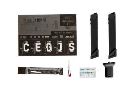 Replika pistoletu maszynowego SA-X01 EDGE 2.0 - czarny