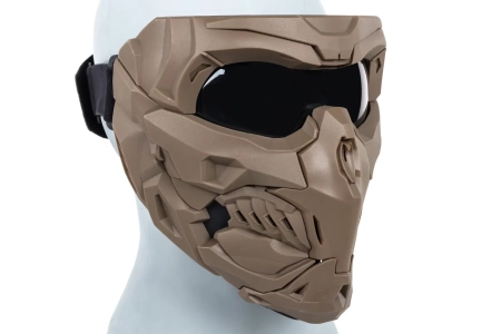 Zestaw 2 w 1 Maska Wosport Doomsday MA-150 Tan
