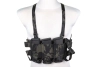 Minimalistyczna kamizelka typu Chest Rig Wosport VE-108 MC Black