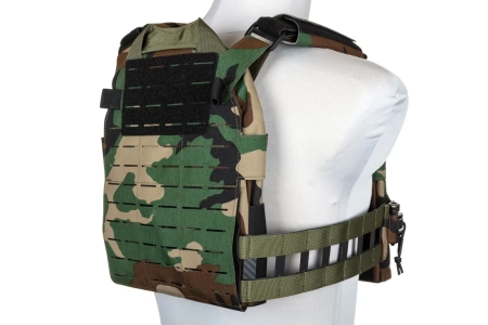 Kamizelka Taktyczna typu Plate Carrier Specna Arms Tactical QR III Woodland