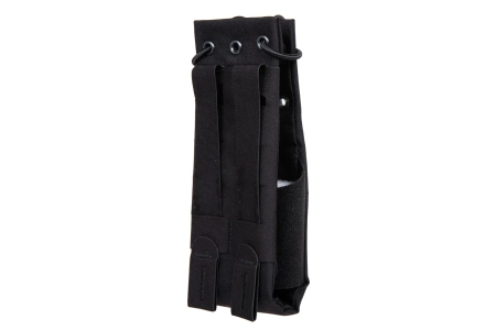 Otwierana kieszeń na radio lub nawigator Czarny