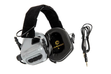 Aktywne ochronniki słuchu M31 - Cadet Grey