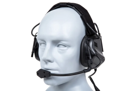 Taktyczne słuchawki Gen. 5 Wosport HD-19 Czarne