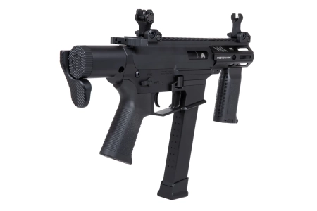 Replika pistoletu maszynowego Golden Eagle/EMG Angstadt Arms UDP-9 4'' Czarna