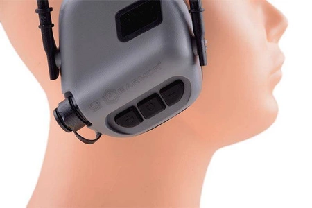 Aktywne ochronniki słuchu M31 - Cadet Grey