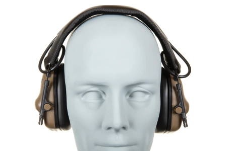 Aktywne ochronniki słuchu Wosport HD-12 wersja IPSC Gen 5 Tan