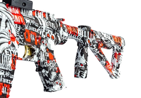 Karabin elektryczny na żelowe kulki AR15 - czarny