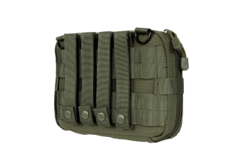 Duża kieszeń administracyjna z mapnikiem - Oliwkowa