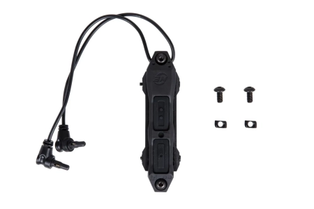 Podwójny włącznik żelowy Czarny