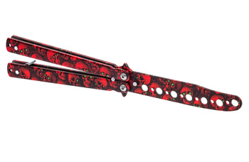 Motylek treningowy, balisong red full